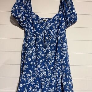 Blue Floral Dress